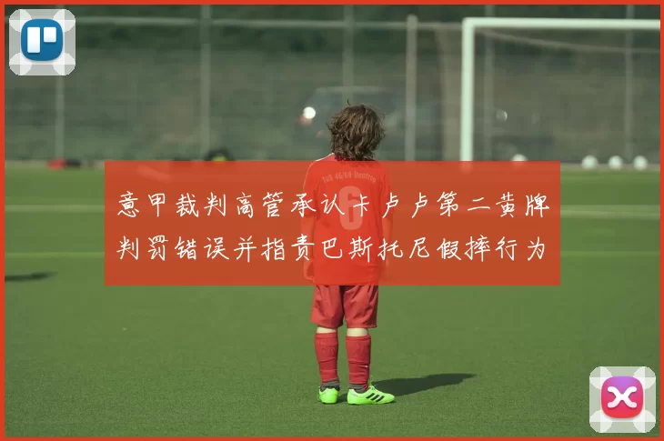 意甲裁判高管承认卡卢卢第二黄牌判罚错误并指责巴斯托尼假摔行为