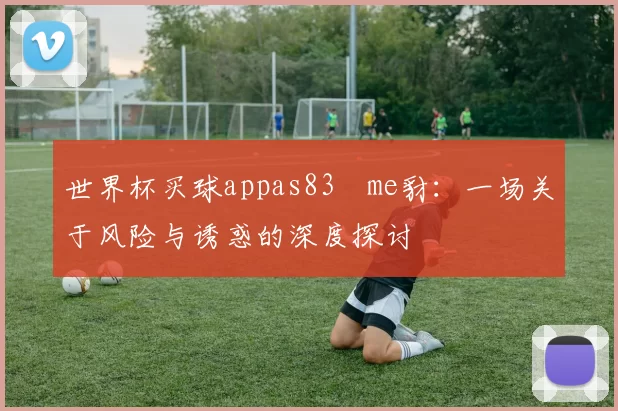 世界杯买球appas83椣me豺:一场关于风险与诱惑的深度探讨