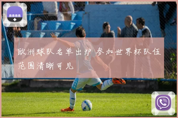 欧洲球队名单出炉 参加世界杯队伍范围清晰可见